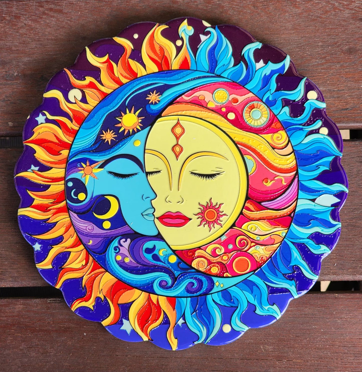 Coasters - Sun, Moon, Faces