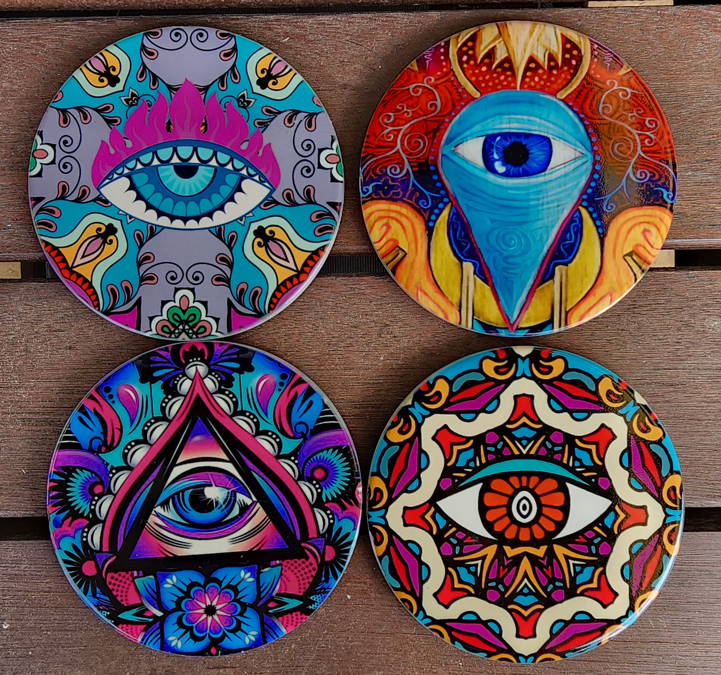 Coasters - Evil Eye various 1