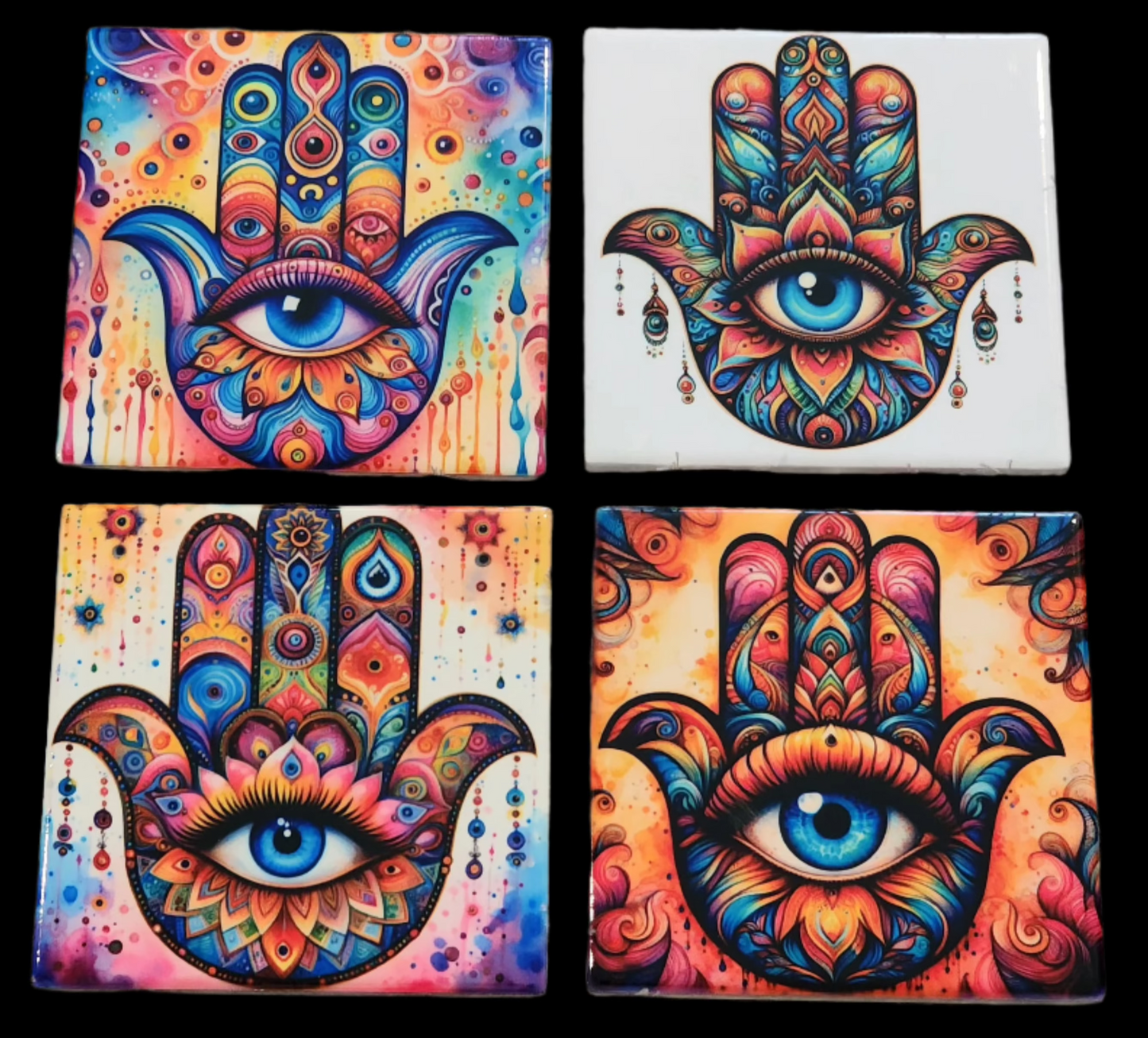 Coasters - Hand, Evil Eye