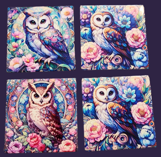 Coasters - Owl