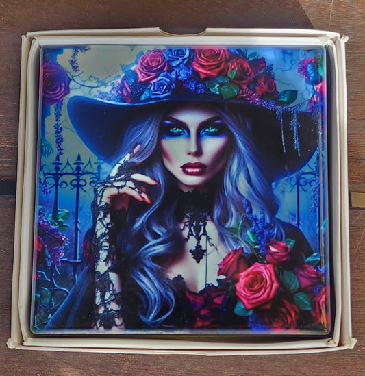 Coasters - Lady with Roses