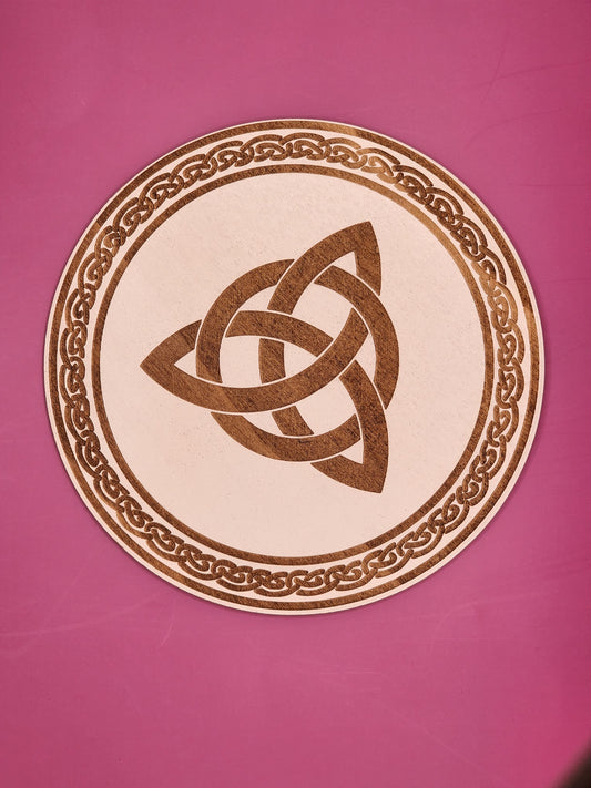 Crystal Grid Board - Triquetra