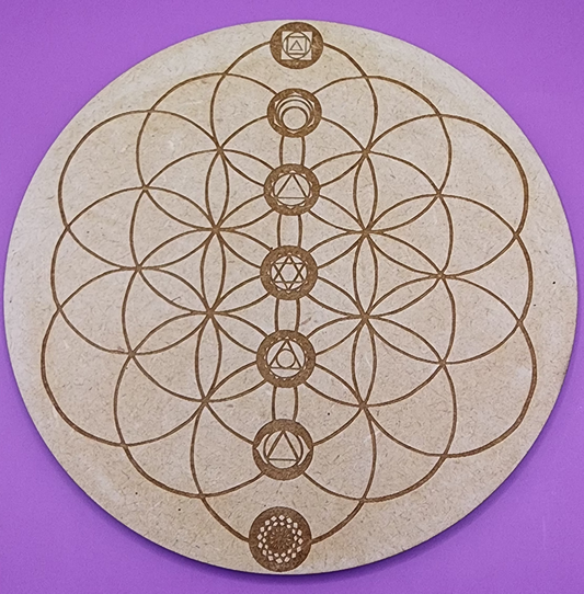 Crystal Grid Board Flower of Life