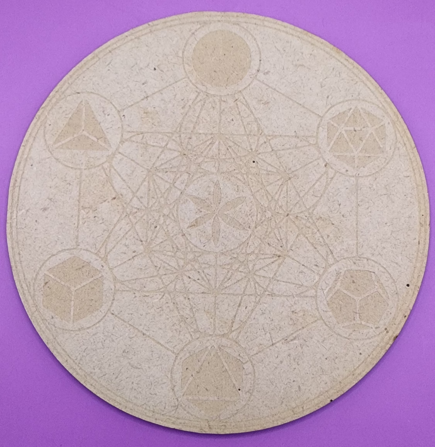 Crystal Grid Board Metatron's Cube
