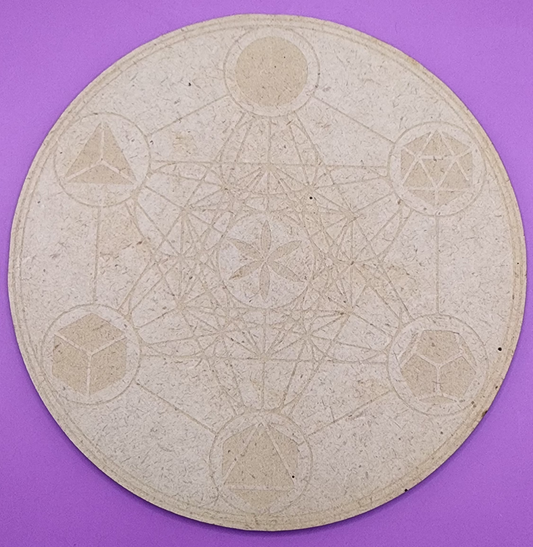 Crystal Grid Board Metatron's Cube