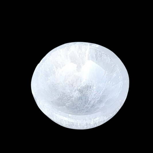 Satin Spar Selenite Small Bowl