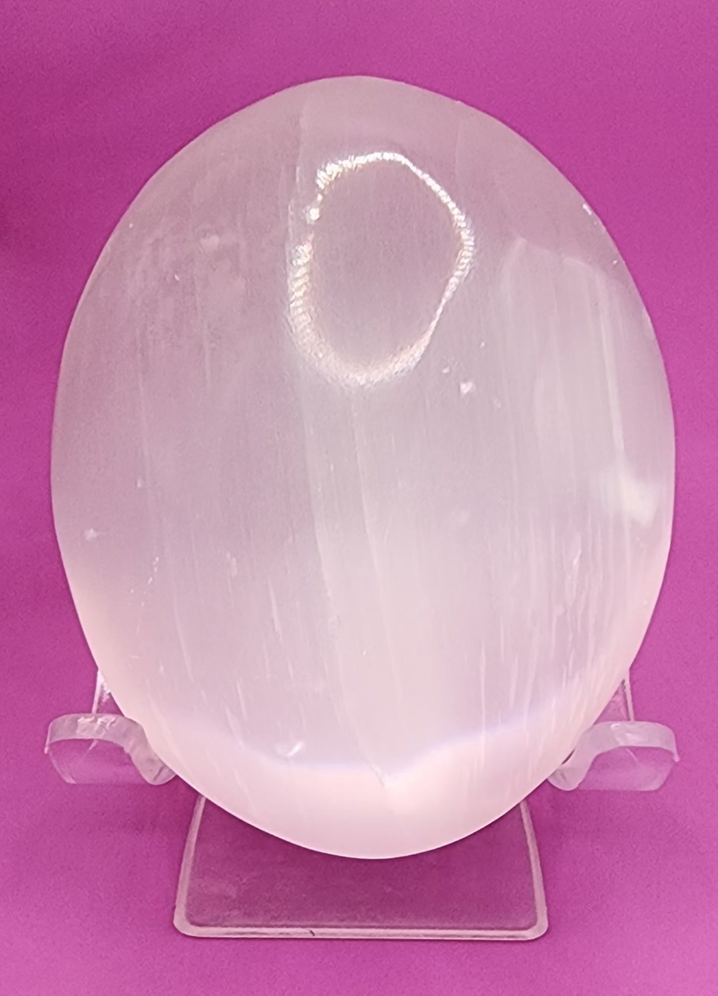 Satin Spar Selenite Palmstone